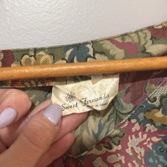 VINTAGE FLORAL DRESS - Picture 5 of 5